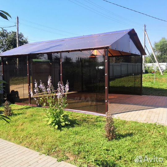 Мягкие окна 2100х2000 для террас