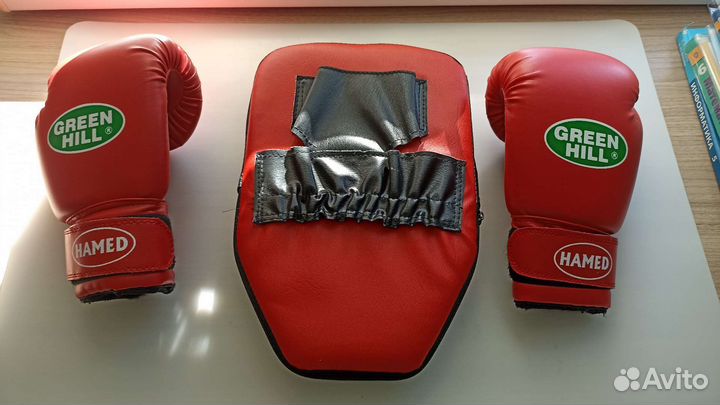 Боксерские перчатки детские green hill(hamed)