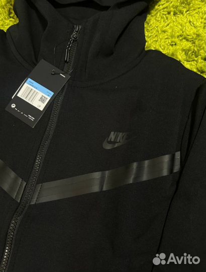 Zip-Hoodie Nike Tech Fleece Black Оригинал
