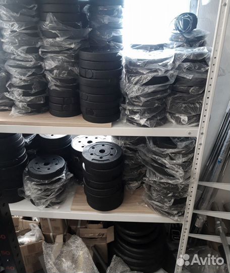 Диски спортивные (блины) для гантелей и штанг