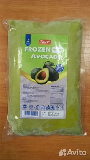 Экзотические фрукты замороженные, Пюре. Ягоды