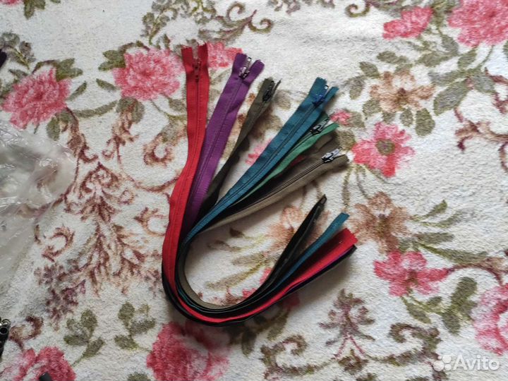 Молнии цветные