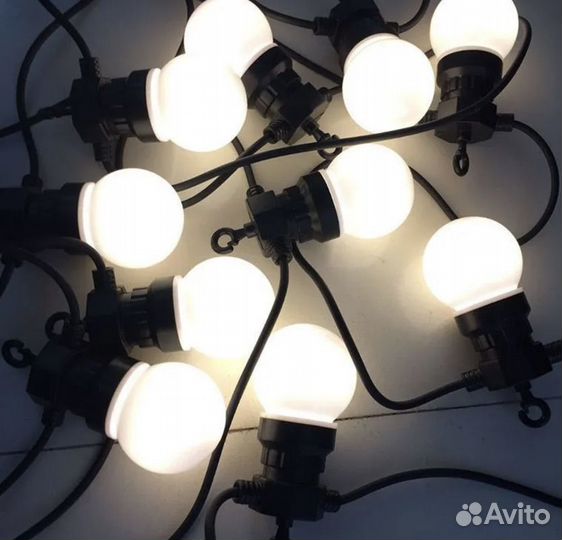 Гирлянда уличная для кафе и ресторана