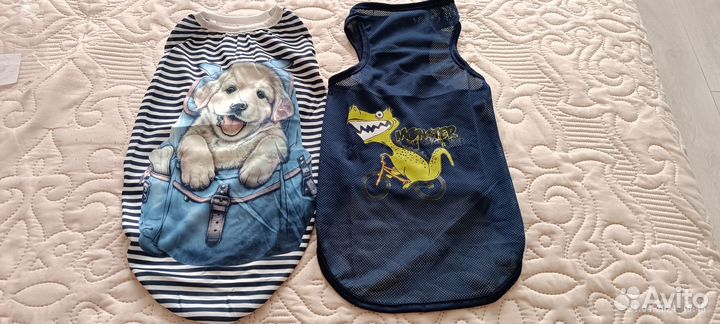 Летние маечки для собак