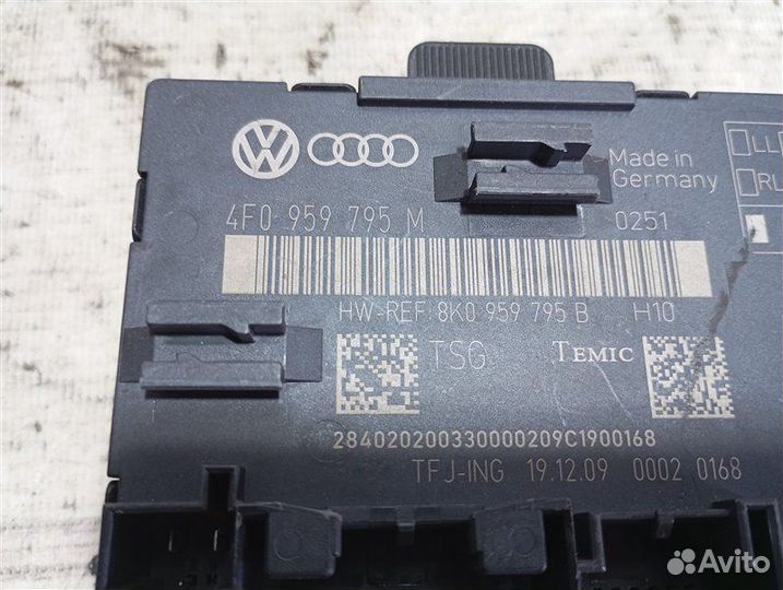 Блок управления двери задний правый Audi A6 C6