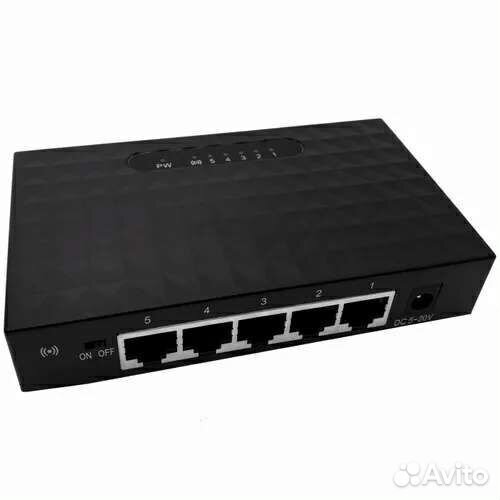 Коммутатор сетевой 5-ти портовый RE-505 (5Port Ent