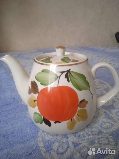 Сервиз чайный Пролетарий Яблочко СССР винтаж