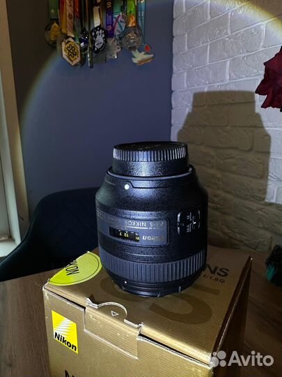 Объектив Nikon/nikkor lens as-f 85mm f/1.8G