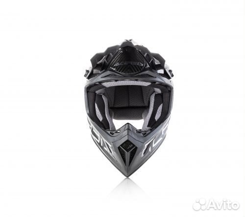 Шлем кроссовый Acerbis steel carbon Silver