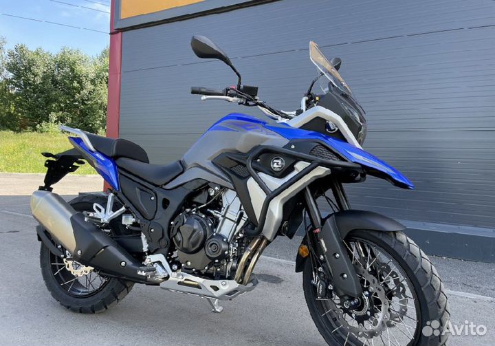 Мотоцикл kove 500X синий