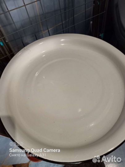 Поднос большой металлический