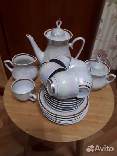 Сервиз кофейный, стаканы