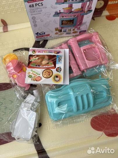 Игровой кухонный набор для куклы барби