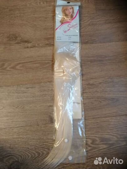 Волосы на заколках новые