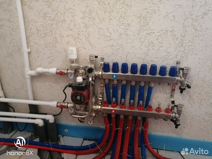 Отопление Теплый пол GSM управление