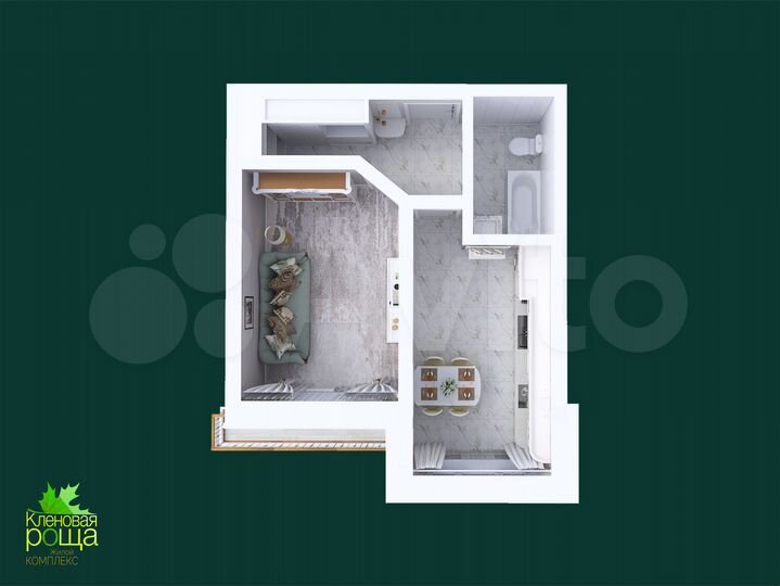 1-к. квартира, 38 м², 6/7 эт.