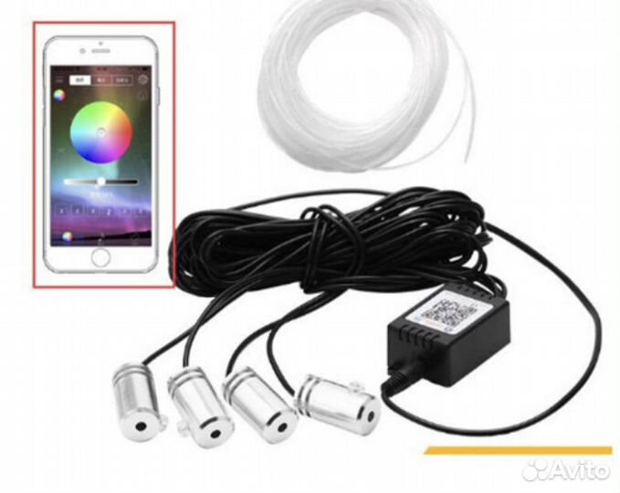 Освещение авто оптоволоконная нить