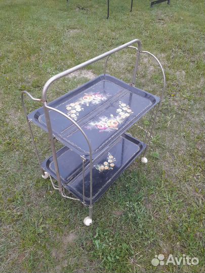 Сервировочный столик на колесиках СССР