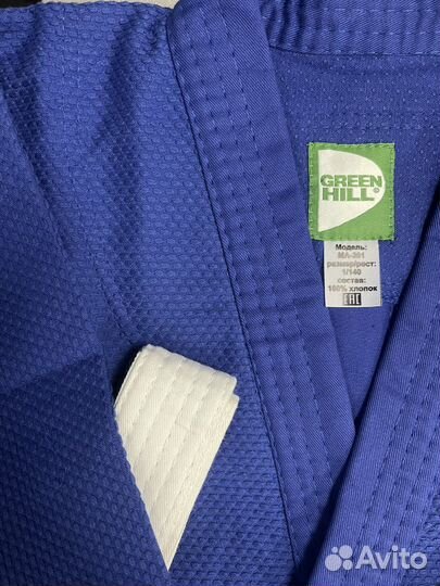 Кимоно для дзюдо десткое 140, 160, 180