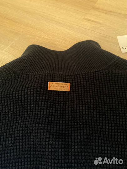 1/4 zip свитер J.Lindeberg