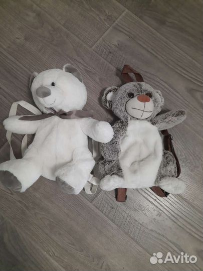 Рюкзак детский медведь плюшевый