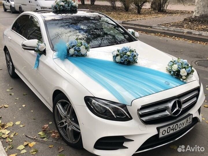 Свадебные украшения на автомобили