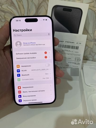 iPhone 15 Pro, 128 ГБ