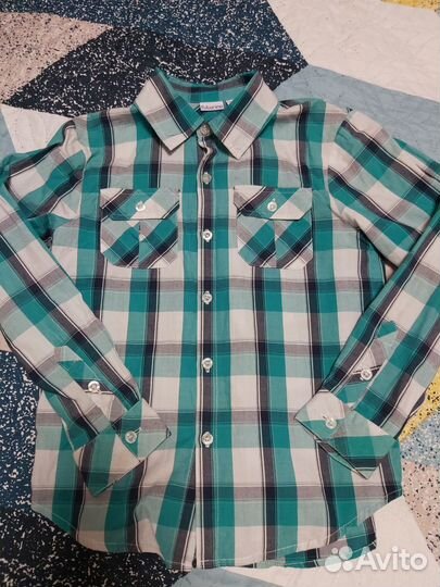 Фирменные рубашки на мальчика р.134