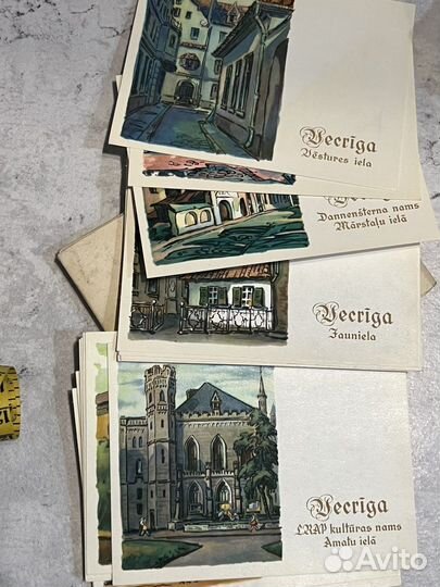 Комплект открыток Старая Рига 1980 год