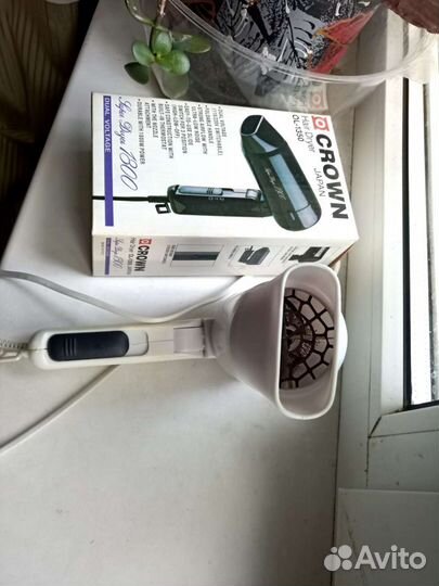 Фен дорожный crown OL-1350