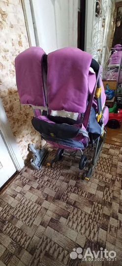 Санки коляска ника 7-2 детям