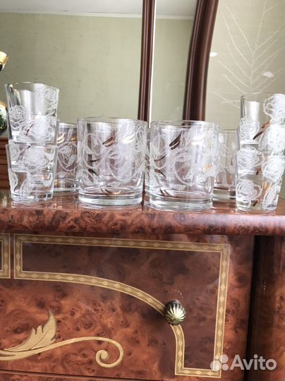 Набор стаканов стекло