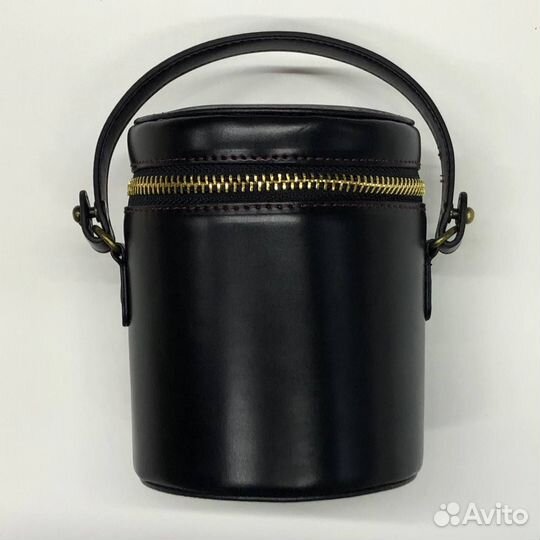 Кофр для объектива, кожа, 11,5x9,5cm