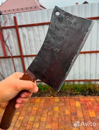 Топор мясной кованый новый