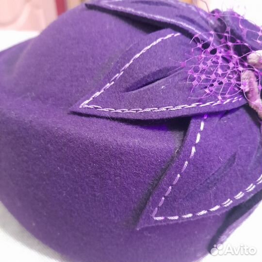 Шляпа фетровая женская