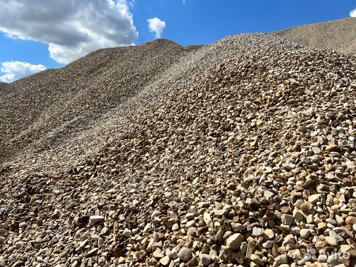Гравий природный камень