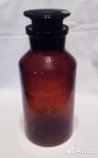 Банки с притертой пробкой, стекло