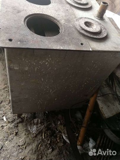 Печь буржуйка чугунная СССР