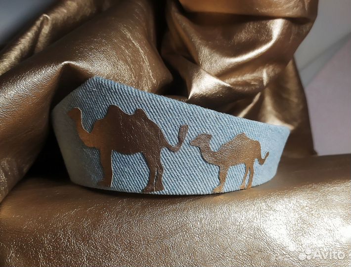 Кокошник Авторский джинс слон верблюд