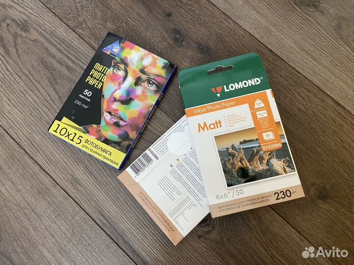 Бумага для принтера Lomond Matt А6 10*15 см