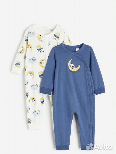 Комплект слипов h&m 2шт 56р новое