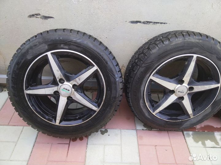 Литые диски r14 на ваз с зимней резиной