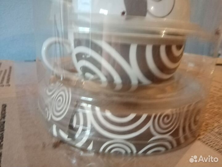 Чайник заварочный с чашкой новый