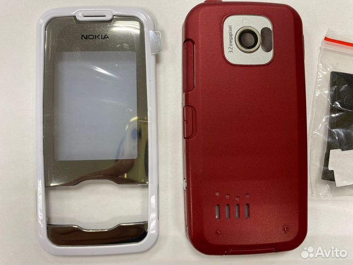 Корпус для телефона Nokia 7610s красный и фиолет