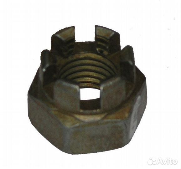 Гайка М 12*1,5 корончатая