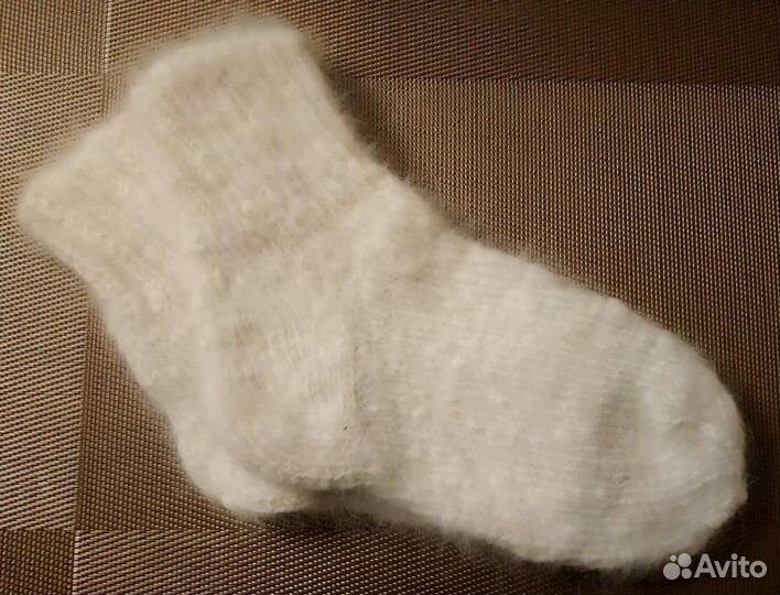 Носки шерстяные вязаные