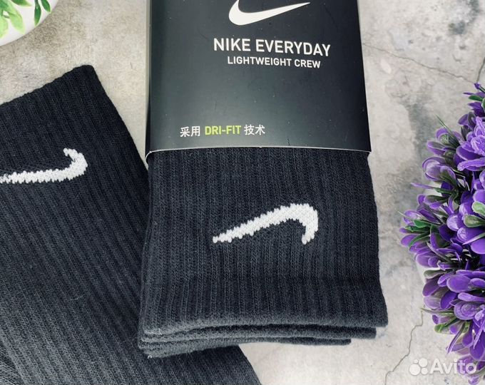 Носки Nike Everyday чёрные