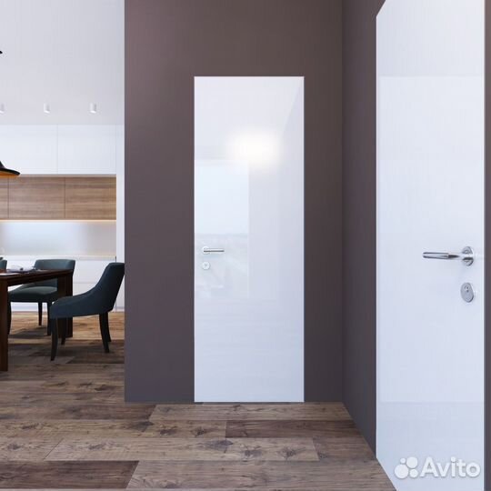 Скрытые межкомнатные двери под покраску