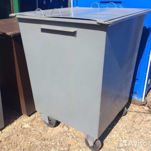 Бак для вывоза бытового мусора 1.1м3 Арт 486