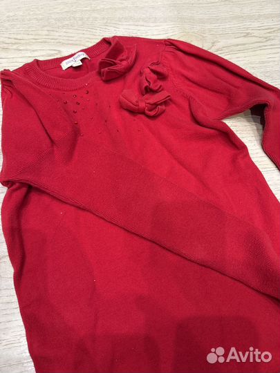 Платье вязаное на девочку